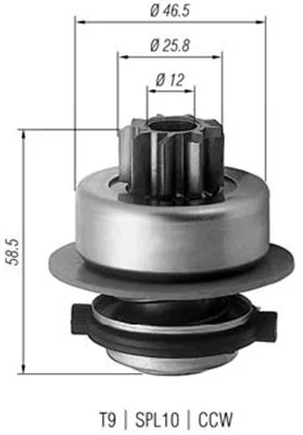 Pastorek, startér MAGNETI MARELLI 940113020171 – OE 9944373 Pastorek, startér MAGNETI MARELLI 940113020171 – OE 9944373