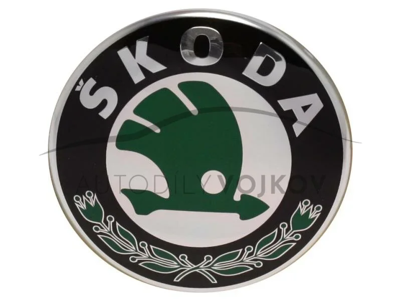 Znak ŠKODA ORIGINÁL zelený v:93905 Znak ŠKODA ORIGINÁL zelený v:93905