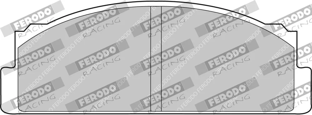 Sada brzdových destiček, kotoučová brzda FERODO RACING FCP29H