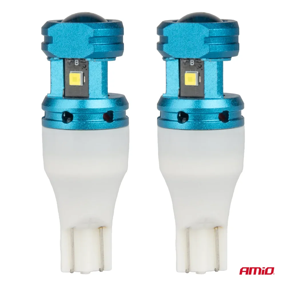 LED žárovky CANBUS T15 W16W 4SMD 1860XS Bílé 12V 24V AMiO-04251 - Obrázek 2