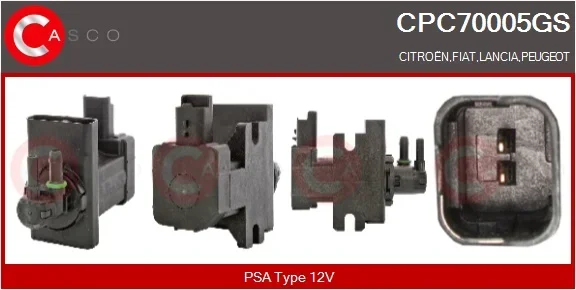 Měnič tlaku, výfukový systém CASCO CPC70005GS