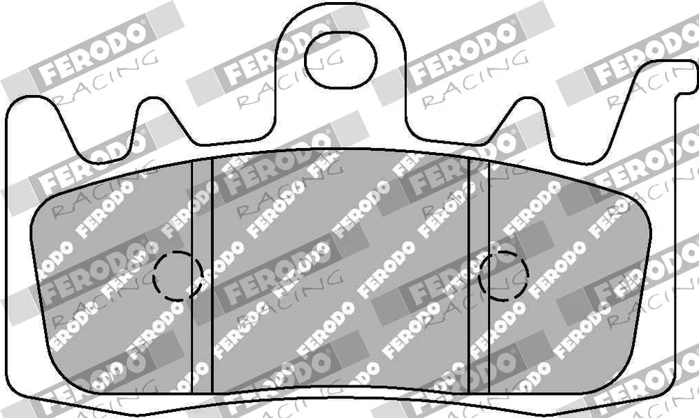 Sada brzdových destiček, kotoučová brzda FERODO RACING FDB2265ST