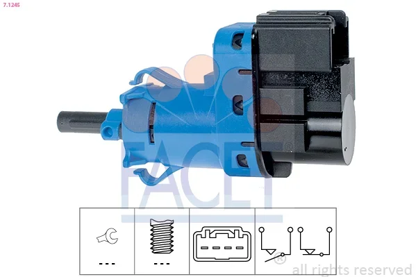 Spinac brzdoveho svetla FACET 7.1245