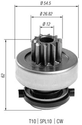 Pastorek, startér MAGNETI MARELLI 940113020398 Pastorek, startér MAGNETI MARELLI 940113020398