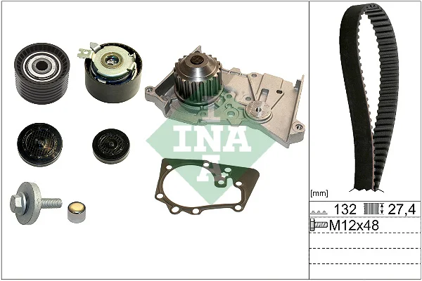 Vodni pumpa + sada ozubeneho remene Schaeffler INA 530064030
