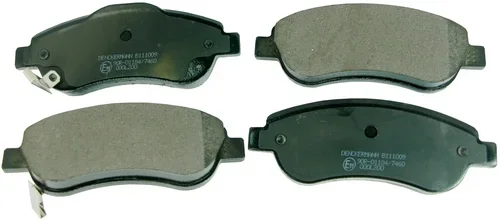 Sada brzdových destiček, kotoučová brzda DENCKERMANN B111009