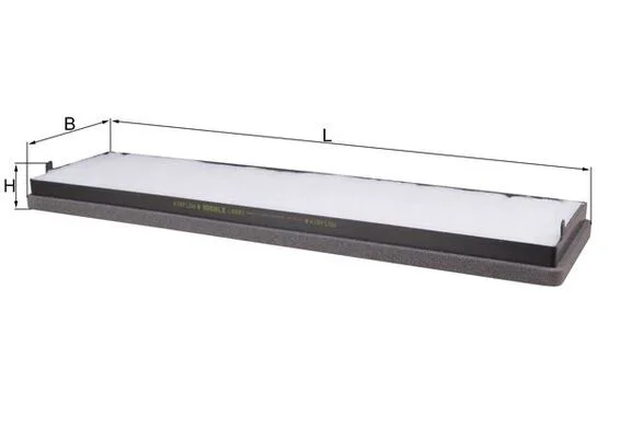 Filtr, vzduch v interiéru MAHLE LA581