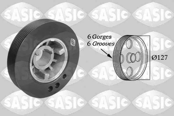 remenice, klikovy hridel SASIC 5150H60 – OE 0515H6