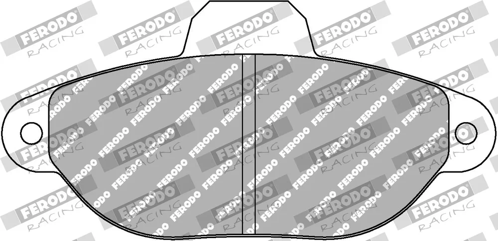 Sada brzdových destiček, kotoučová brzda FERODO RACING FCP925H