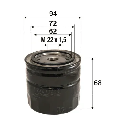 Olejový filtr VALEO 586098
