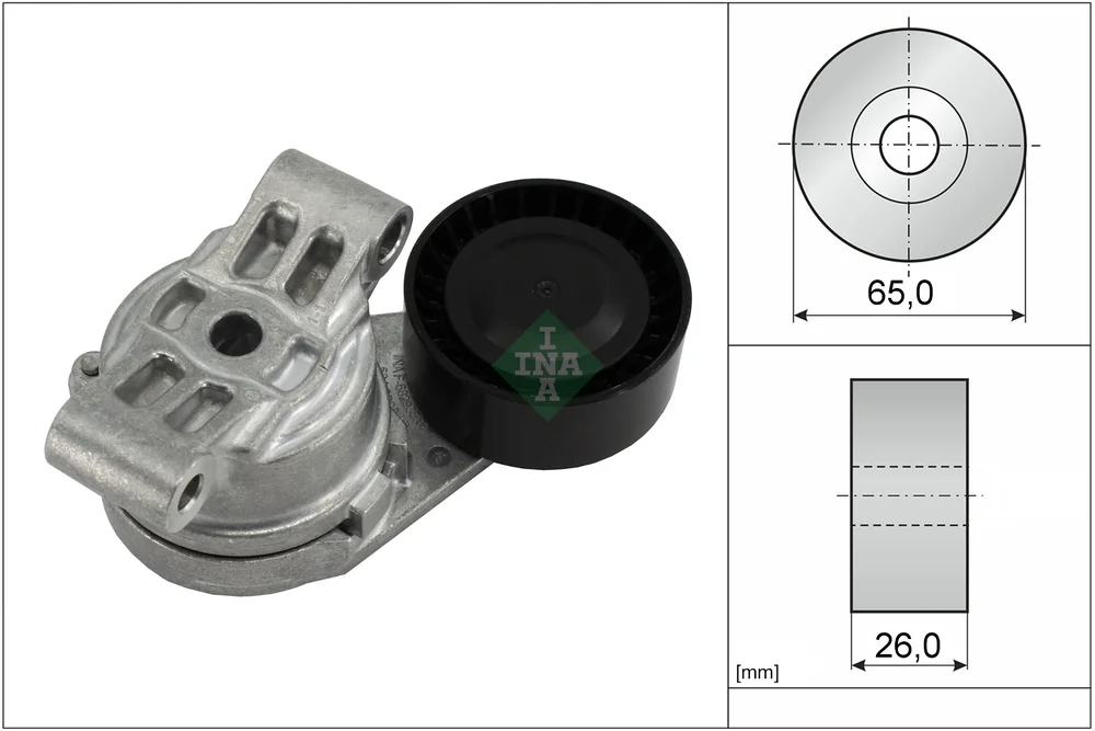 Napinaci rameno, zebrovany klinovy remen Schaeffler INA 534030810