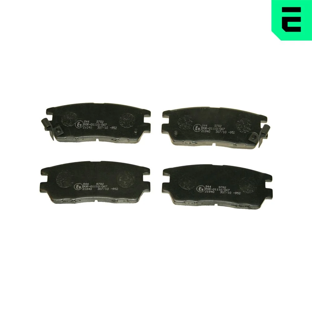 Sada brzdových destiček, kotoučová brzda OPTIMAL BP-09792
