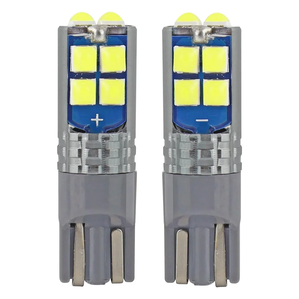 LED CANBUS 10SMD 3030 T10 W5W White 12V/24V AMIO 02447