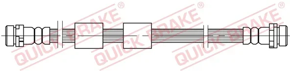 Brzdová hadice QUICK BRAKE 22.204 Brzdová hadice QUICK BRAKE 22.204