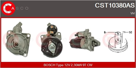Startér CASCO CST10380AS Startér CASCO CST10380AS