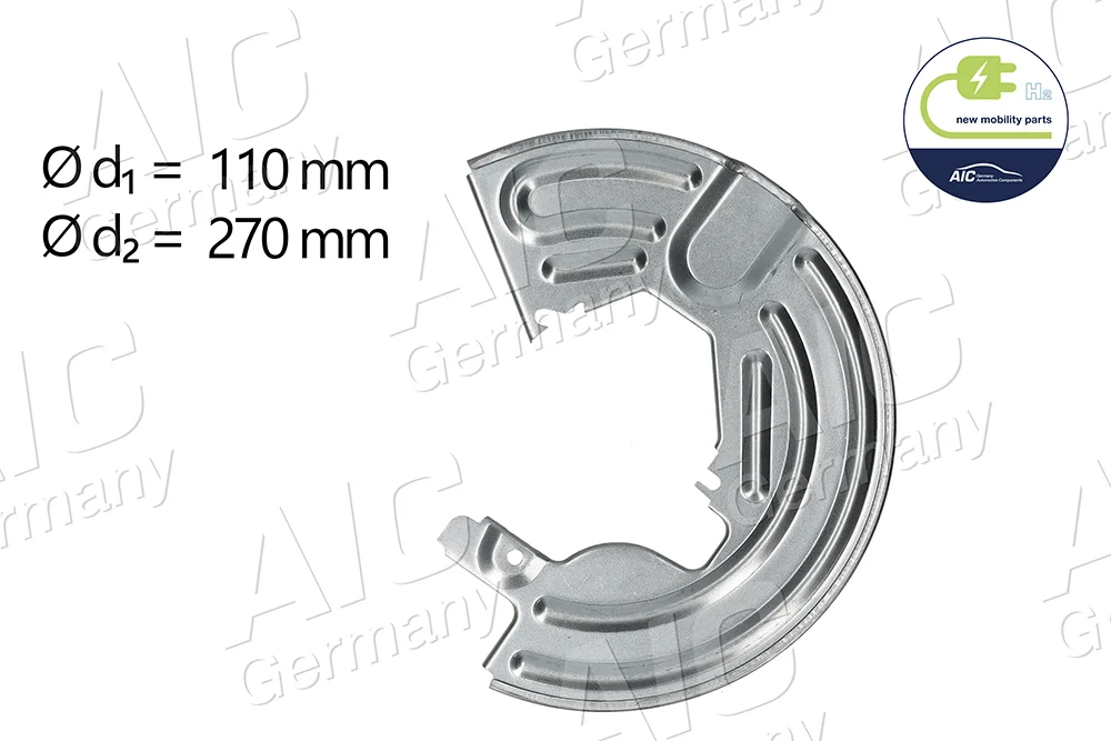Ochranný plech proti rozstřikování, brzdový kotouč AIC 71415