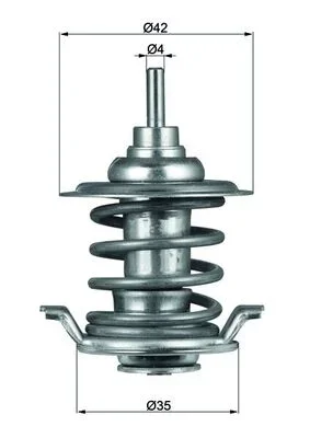Termostat, chladivo MAHLE TX5983