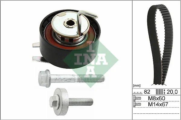 ozubení,sada rozvodového řemene Schaeffler INA 530069310