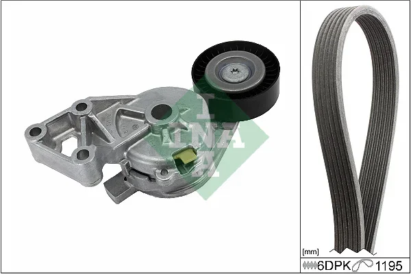 Sada žebrovaných klínových řemenů Schaeffler INA 529046510