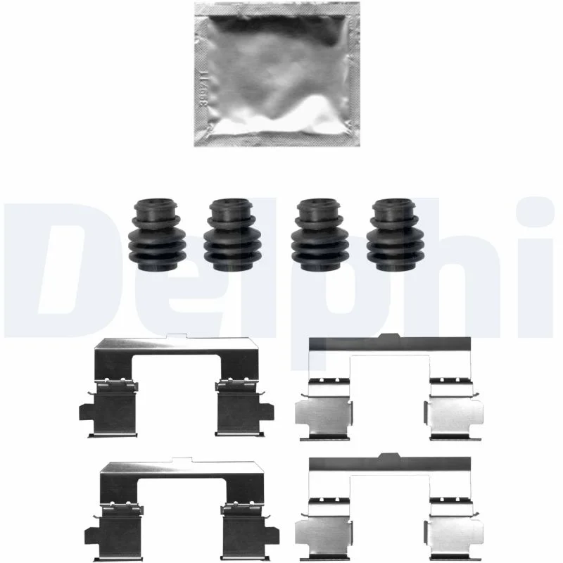 Sada příslušenství, obložení kotoučové brzdy DELPHI LX0697