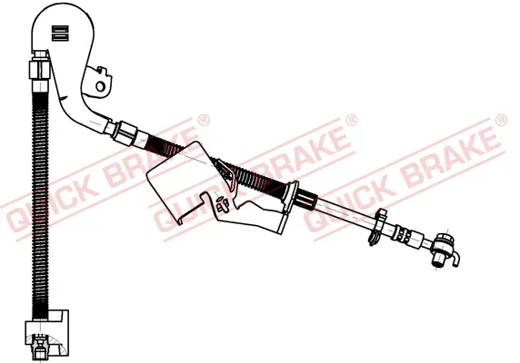 Brzdová hadice QUICK BRAKE 50.704X – OE 4806E6