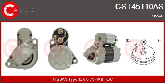 Startér CASCO CST45110AS
