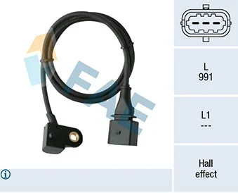 Snímač, poloha vačkového hřídele FAE 79491 – OE 038906433A