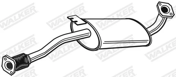 Stredni tlumic vyfuku WALKER 22979