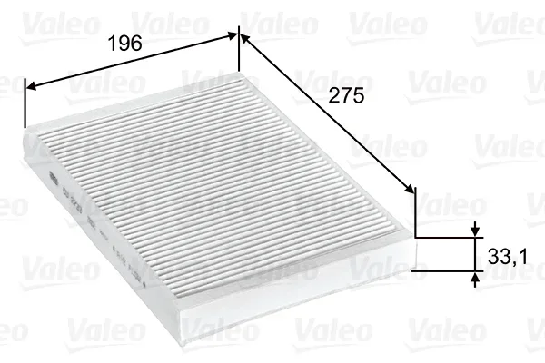 Filtr, vzduch v interiéru VALEO 715597