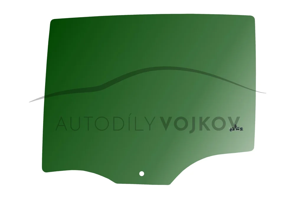 Sklo boční zadní levé tmavě zelené sedan 3T5845205A v:116669