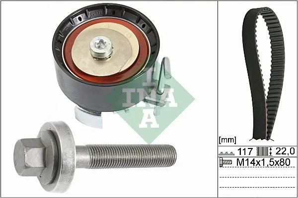ozubení,sada rozvodového řemene Schaeffler INA 530060510