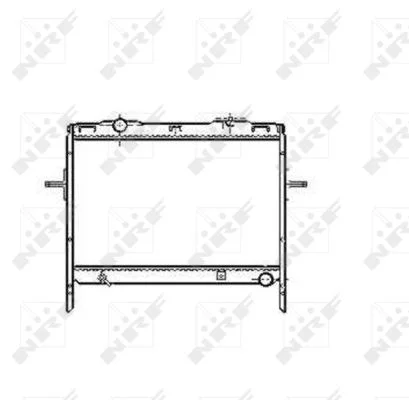Chladič, chlazení motoru NRF 53370 – OE 253103E350