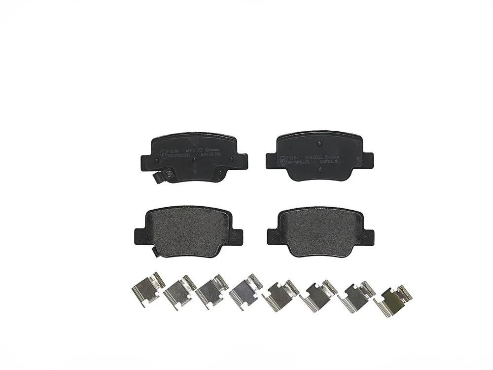 Sada brzdových destiček, kotoučová brzda BREMBO P83114