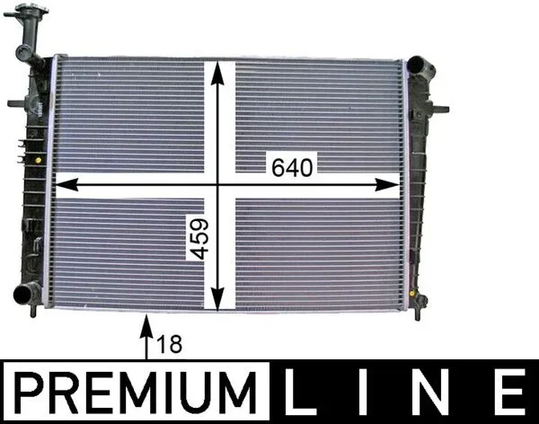Chladič, chlazení motoru MAHLE CR1333000P – OE 253102E101
