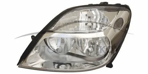 Přední světlo H1+H7 chrom L v:22277 Přední světlo H1+H7 chrom L v:22277