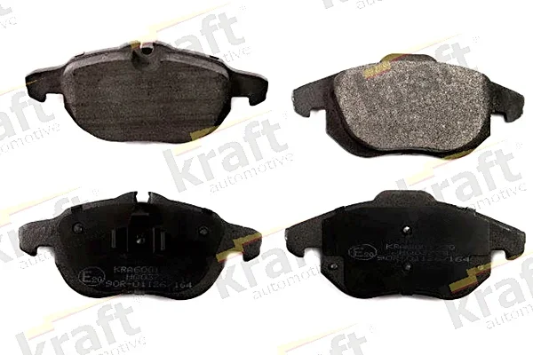 Sada brzdových destiček, kotoučová brzda KRAFT AUTOMOTIVE 6001720