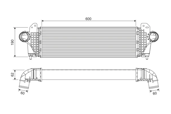 Chladič turba VALEO 818694