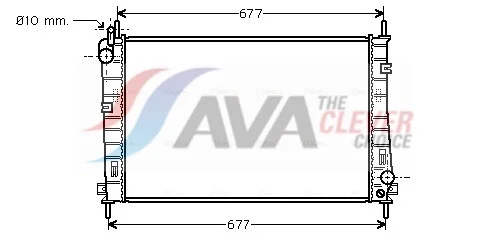 Chladič, chlazení motoru AVA Clever Choice FDA2335