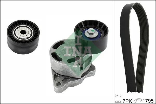 Sada žebrovaných klínových řemenů Schaeffler INA 529043510