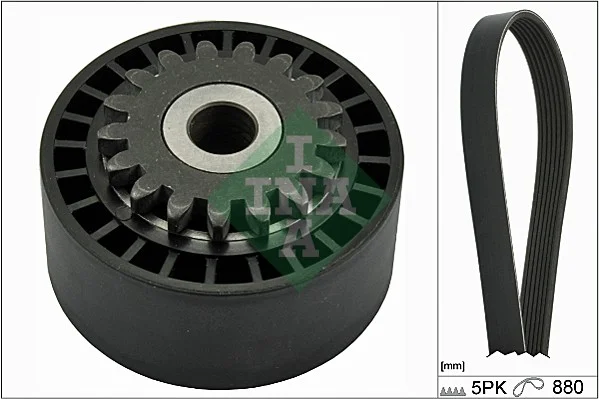 Sada zebrovanych klinovych remenu Schaeffler INA 529017210