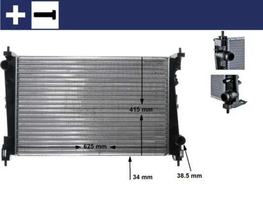 Chladič, chlazení motoru MAHLE CR1112000S