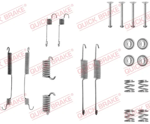 Sada příslušenství, brzdové čelisti QUICK BRAKE 105-0599