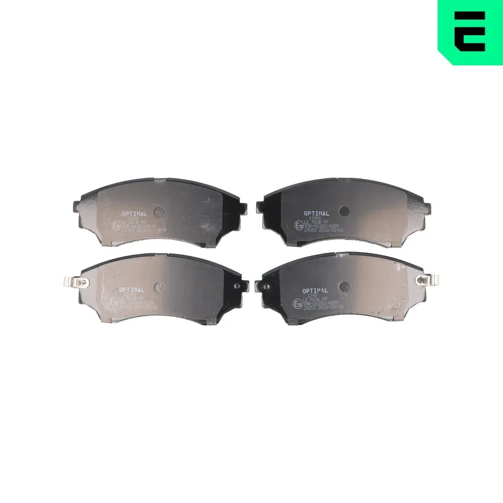 Sada brzdových destiček, kotoučová brzda OPTIMAL BP-12491