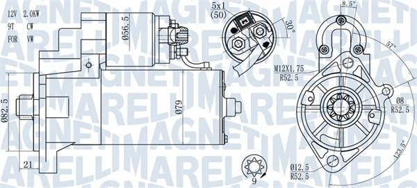 Startér MAGNETI MARELLI 063721187010