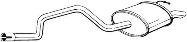 BS 279-065 Zadni tlumic vyfuku BOSAL