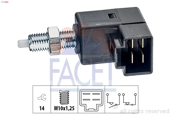 Spinac brzdoveho svetla FACET 7.1294