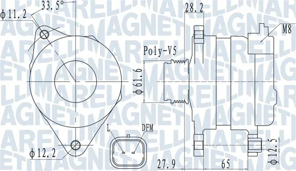 generátor MAGNETI MARELLI 063732016010