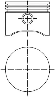 Píst KOLBENSCHMIDT 94132700