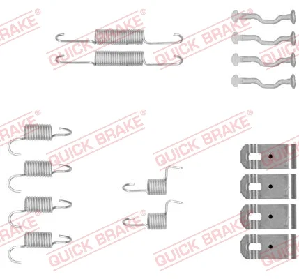 Sada prislusenstvi, parkovaci brzdove celisti QUICK BRAKE 105-0876