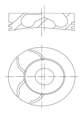 Píst MAHLE 0215801
